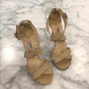 Jimmy Choo Lottie Nude Heels 7.5